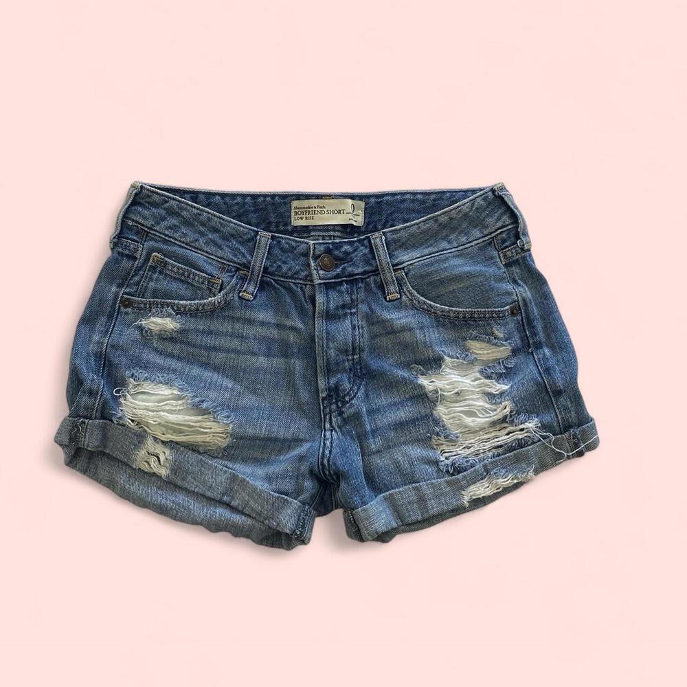 Abercrombie&fitch denim shorts - distressed boyfriend style
